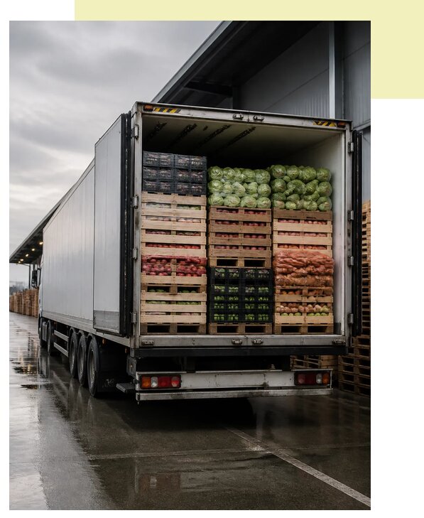 Перевозка плодоовощной продукции в Красногорск по цене от 5081 р. | Агросервис-Крр